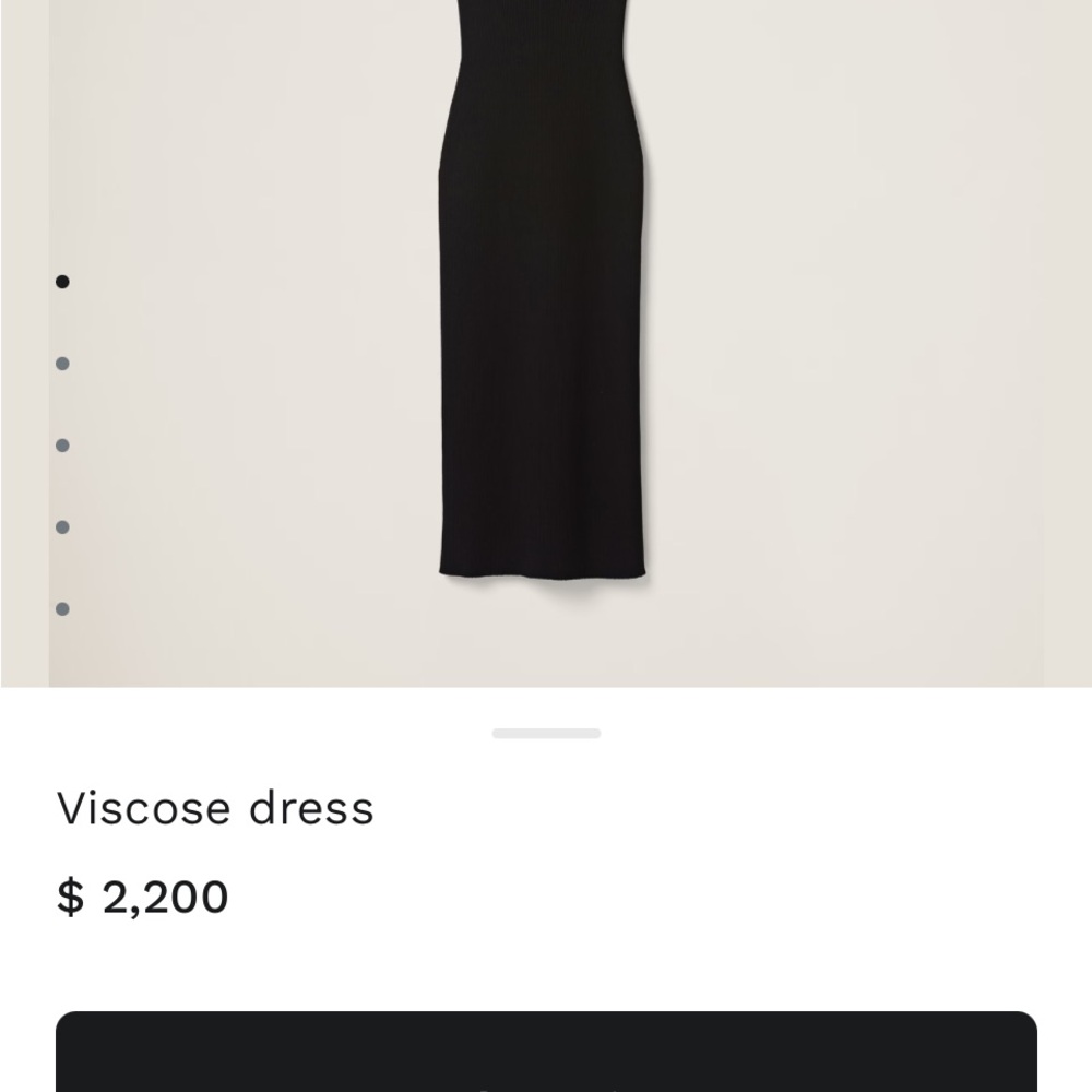 Miu Miu Black Backless Dress - Picture 10 of 10